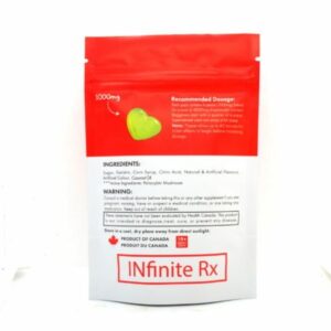 INfinite Rx Shroom Infused Albino Penis Envy Edition Large Heart Gummies Edibles (4000mg)