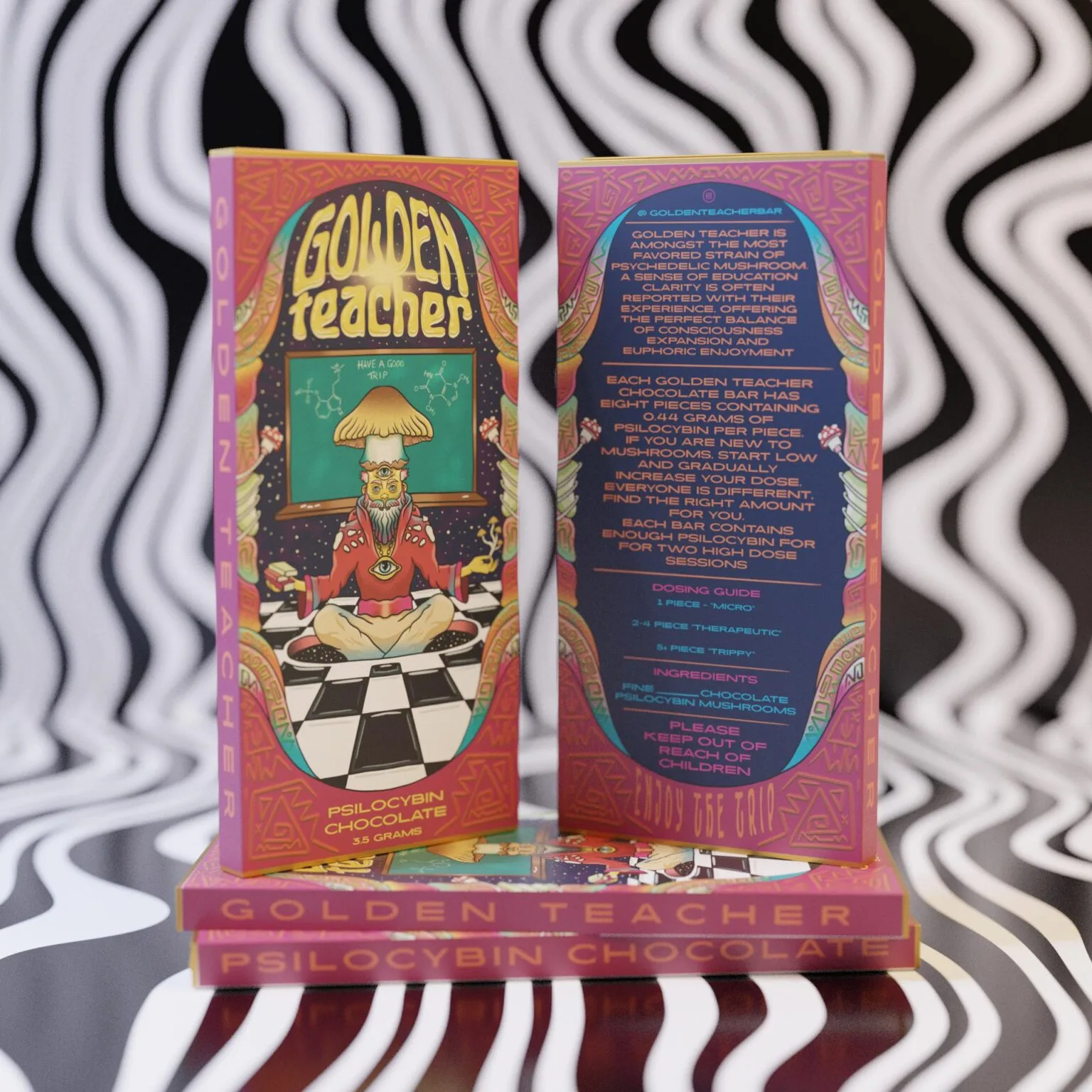 Golden Teacher Chocolate Bar golden teacher chocolate bars